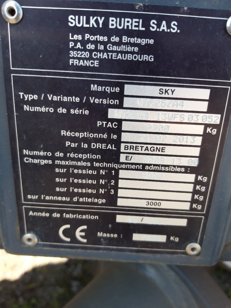 Direktsaatmaschine a típus SKY MAXIDRILL 4 M., Gebrauchtmaschine ekkor: CHEVILLON  (MAIZEROY) (Kép 8)