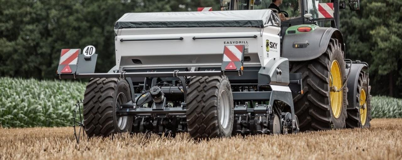 Direktsaatmaschine of the type Sulky SKY EASYDRILL P250 FERTISEM 3M 18R, Neumaschine in Drebber (Picture 2)