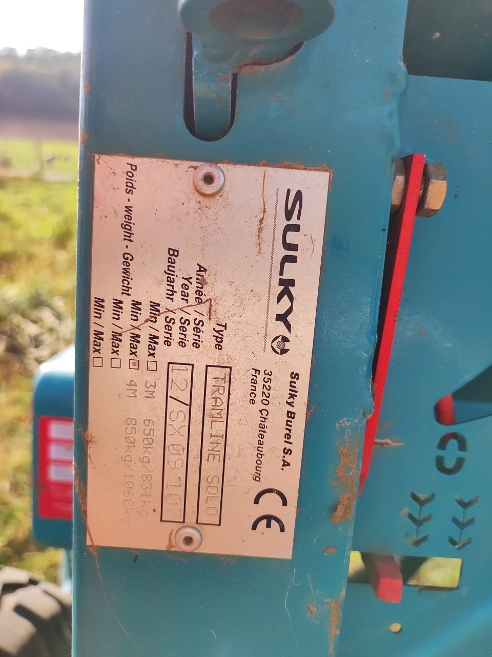 Direktsaatmaschine typu Sulky Tramline sx solo, Gebrauchtmaschine w Lérouville (Zdjęcie 8)