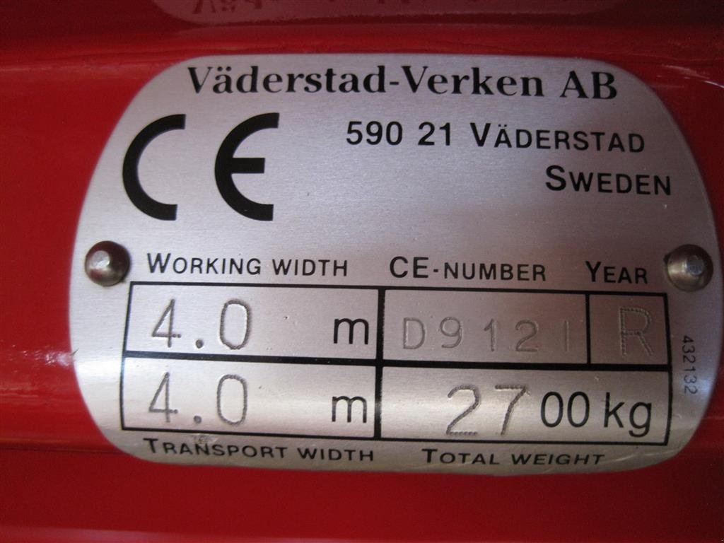 Direktsaatmaschine typu Väderstad 400 SUPER XL, Gebrauchtmaschine w Aabenraa (Zdjęcie 4)