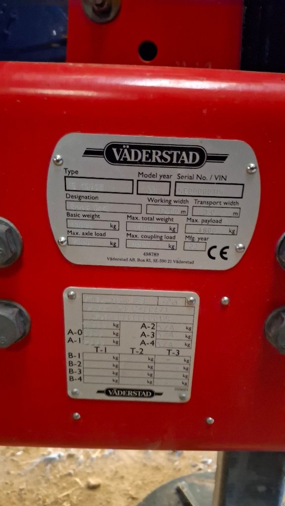 Direktsaatmaschine tip Väderstad INSPIRE 1200, Gebrauchtmaschine in BRAS SUR MEUSE (Poză 7)