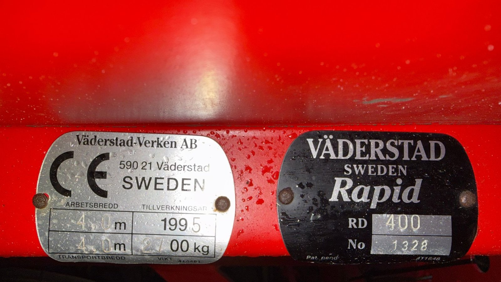 Direktsaatmaschine типа Väderstad Rapid 400S, Gebrauchtmaschine в Gjerlev J. (Фотография 10)