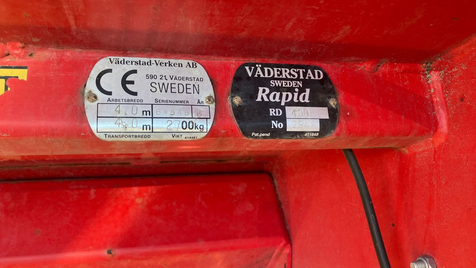 Direktsaatmaschine του τύπου Väderstad Rapid 400S, Gebrauchtmaschine σε Rødekro (Φωτογραφία 9)