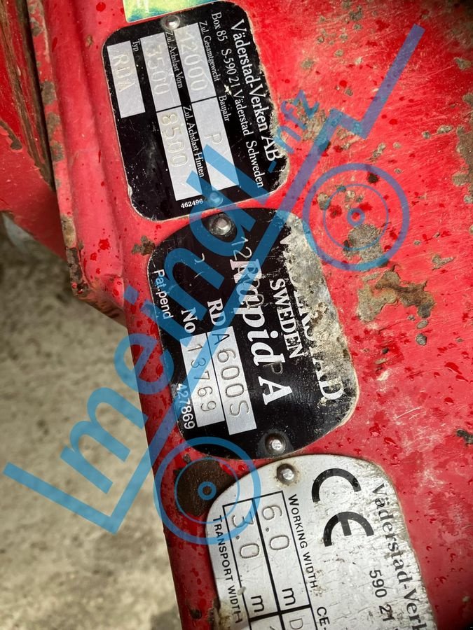 Direktsaatmaschine typu Väderstad Rapid 600, Gebrauchtmaschine v Eferding (Obrázek 12)