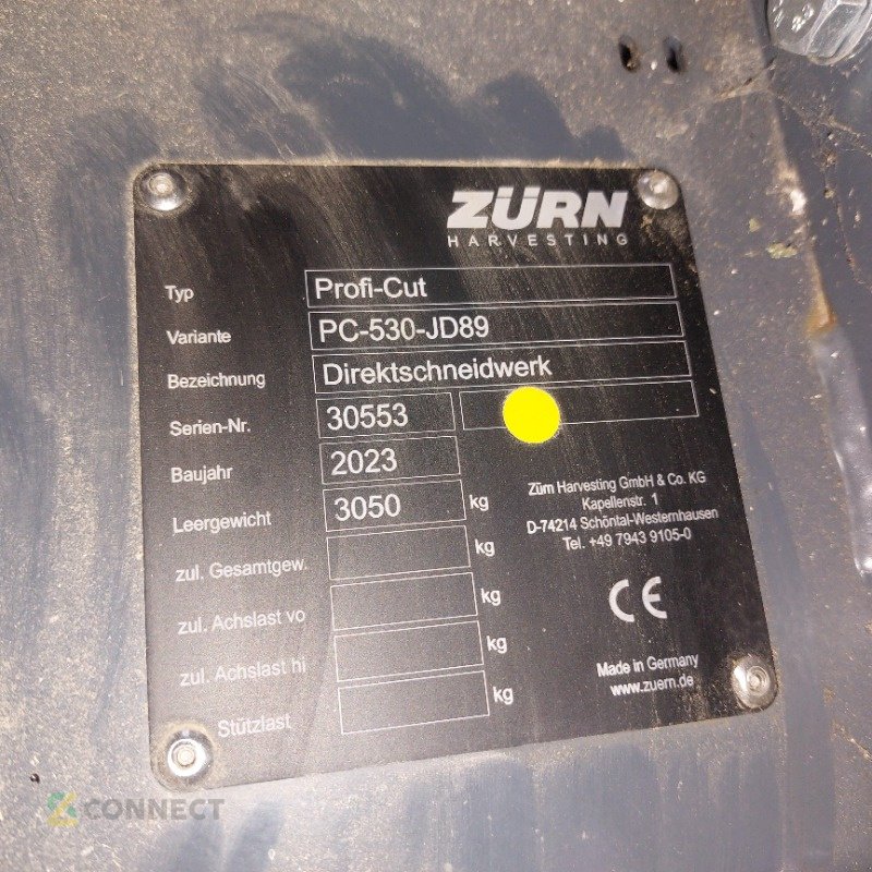 Direktschneidwerk typu Zürn Zürn Proficut 530, Neumaschine v Gerichshain (Obrázok 12)