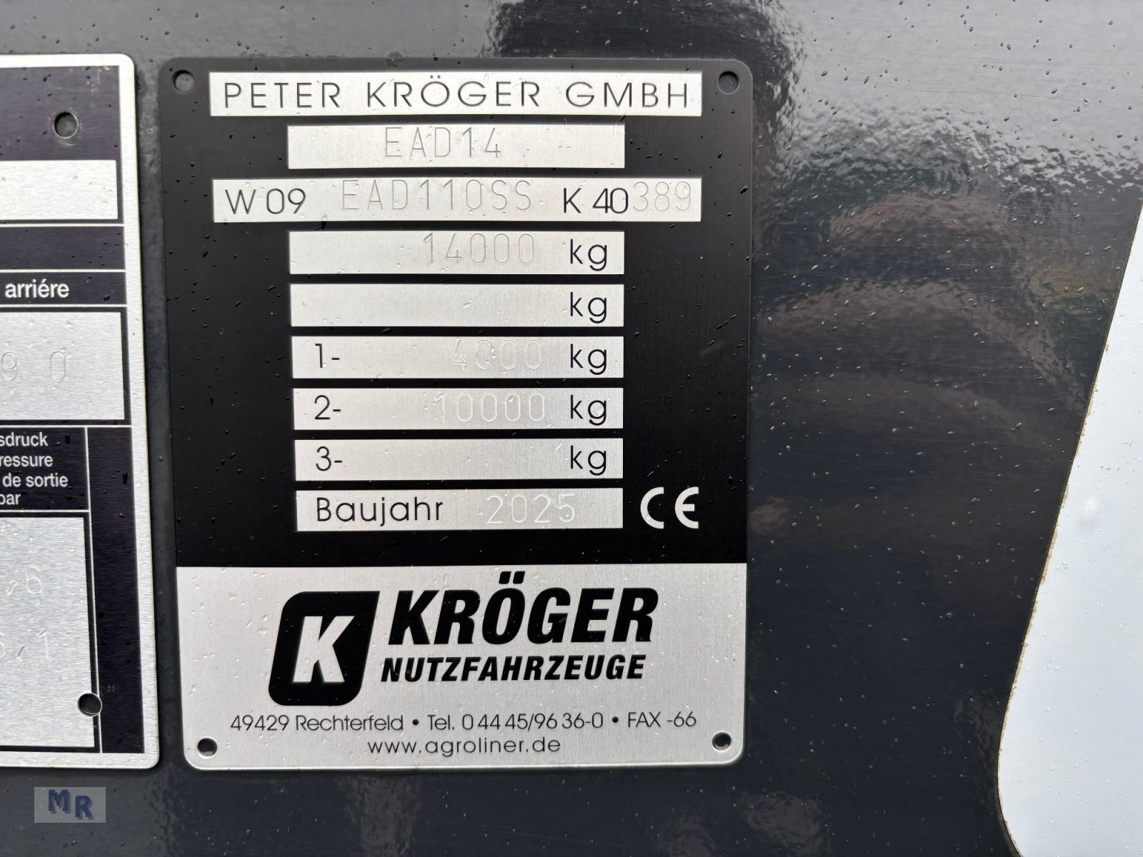 Dollyachse typu Kröger EAD14 445er Bereifung - Interne Nr. 40389, Gebrauchtmaschine v Greven (Obrázek 14)