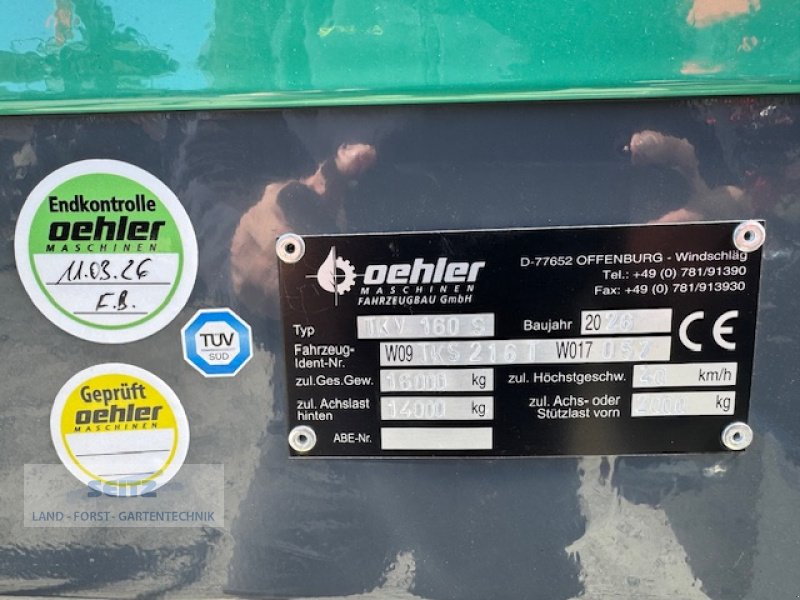 Dreiachskipper za tip Oehler OL TDK 160 S, Neumaschine u Lindenfels-Glattbach (Slika 3)