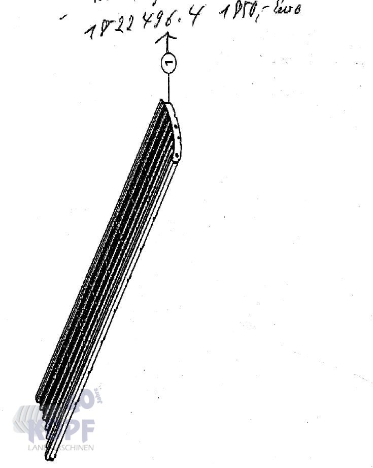 Dreschwerk Türe ait CLAAS Dreschsegment 1700 Wire N7 1822496.4, Gebrauchtmaschine içinde Schutterzell (resim 1)