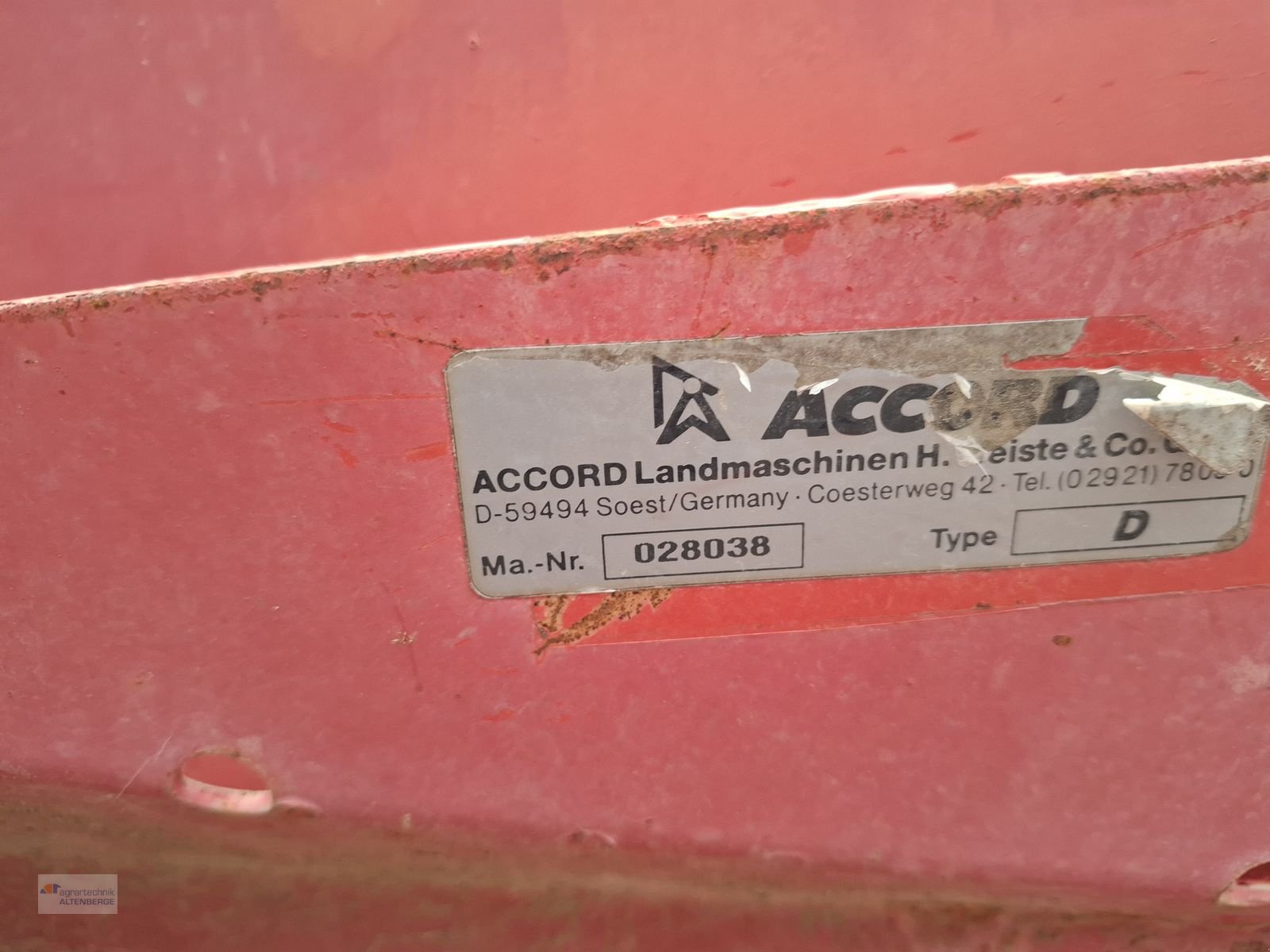 Drillmaschine a típus Accord D, Gebrauchtmaschine ekkor: Altenberge (Kép 11)