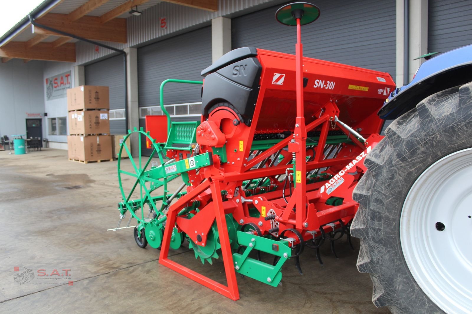 Drillmaschine del tipo Agro-Masz Neues Modell SN 301-Doppelscheibe, Neumaschine In Eberschwang (Immagine 9)