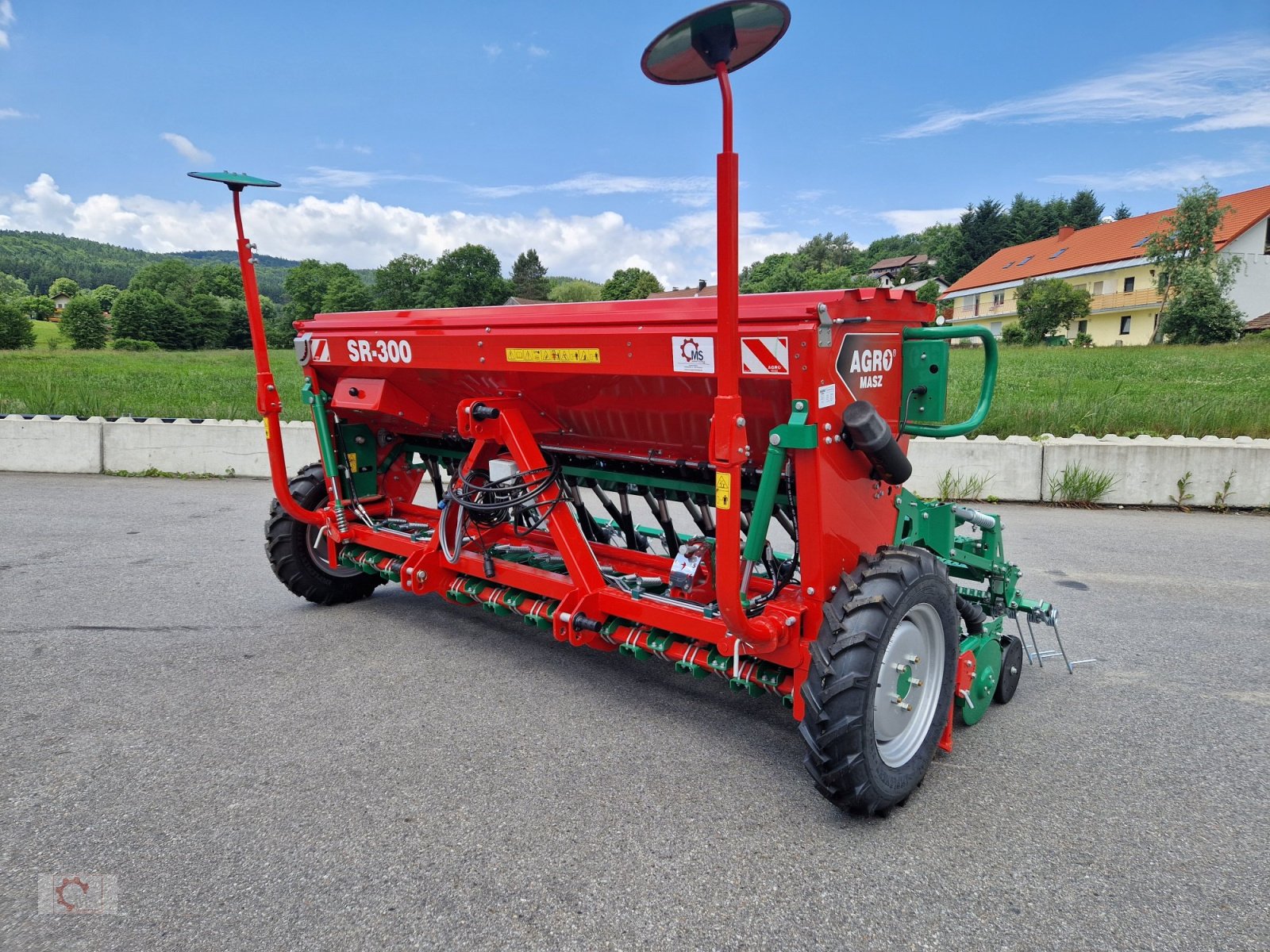 Drillmaschine Türe ait Agro-Masz SR 300 Sämaschine elektrische Fahrgassenschaltung, Neumaschine içinde Tiefenbach (resim 14)
