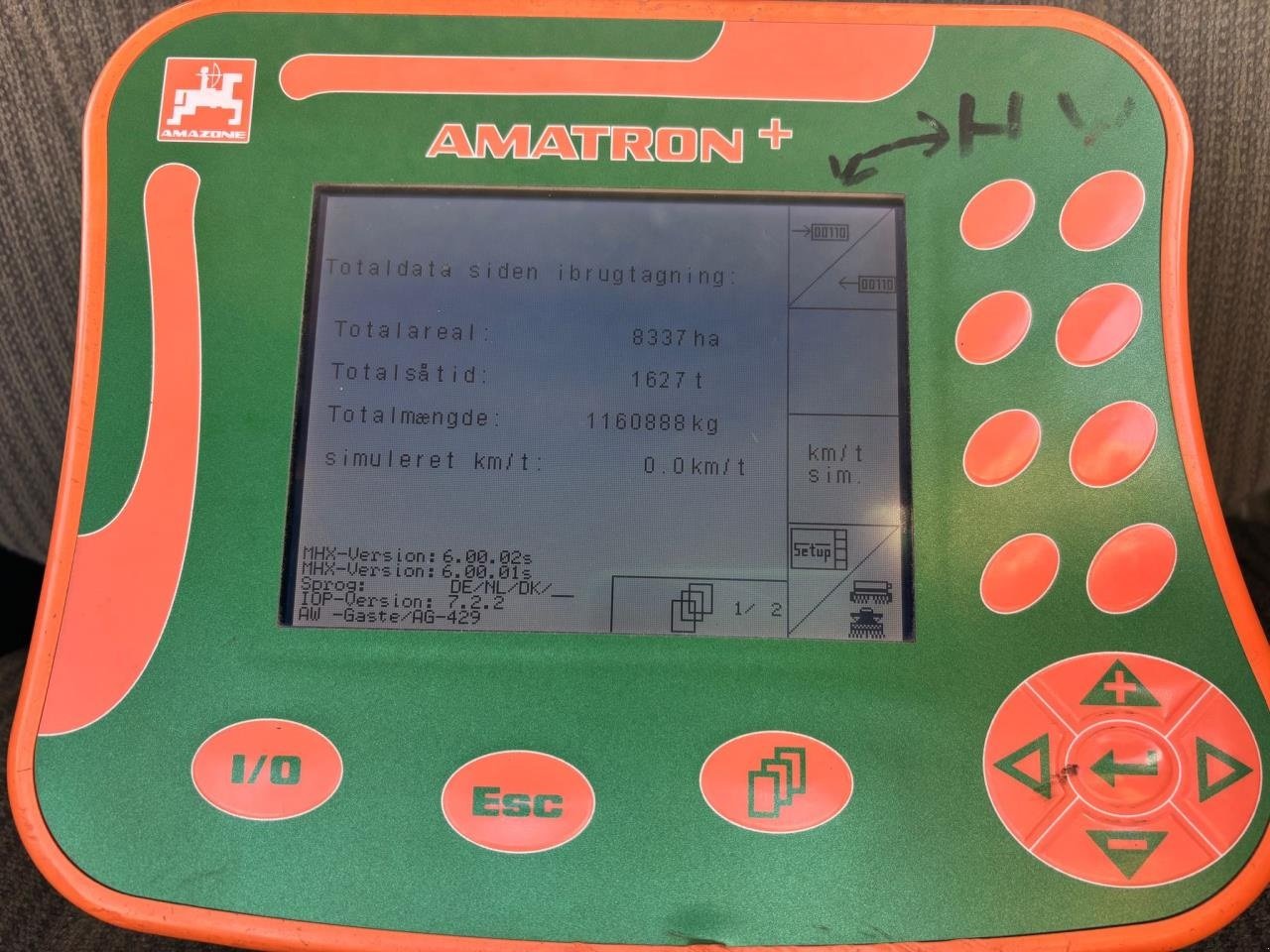 Drillmaschine Türe ait Amazone AMAZONE 6003-2, Gebrauchtmaschine içinde Bramming (resim 7)