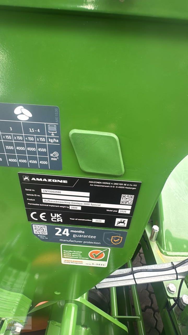 Drillmaschine typu Amazone Centaya 3000, Neumaschine w Pfreimd (Zdjęcie 10)