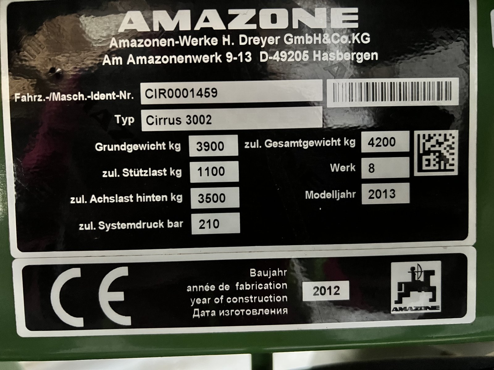 Drillmaschine tip Amazone Cirrus 3002, Gebrauchtmaschine in Ebsdorfergrund (Poză 10)