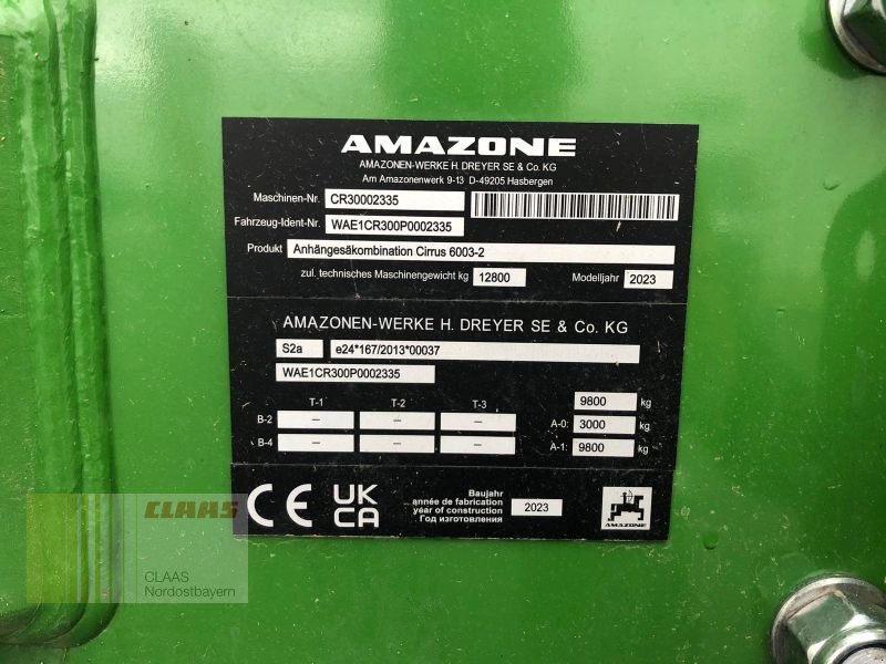 Drillmaschine tip Amazone CIRRUS 6003-2 *ISOBUS*, Vorführmaschine in Hof (Poză 8)