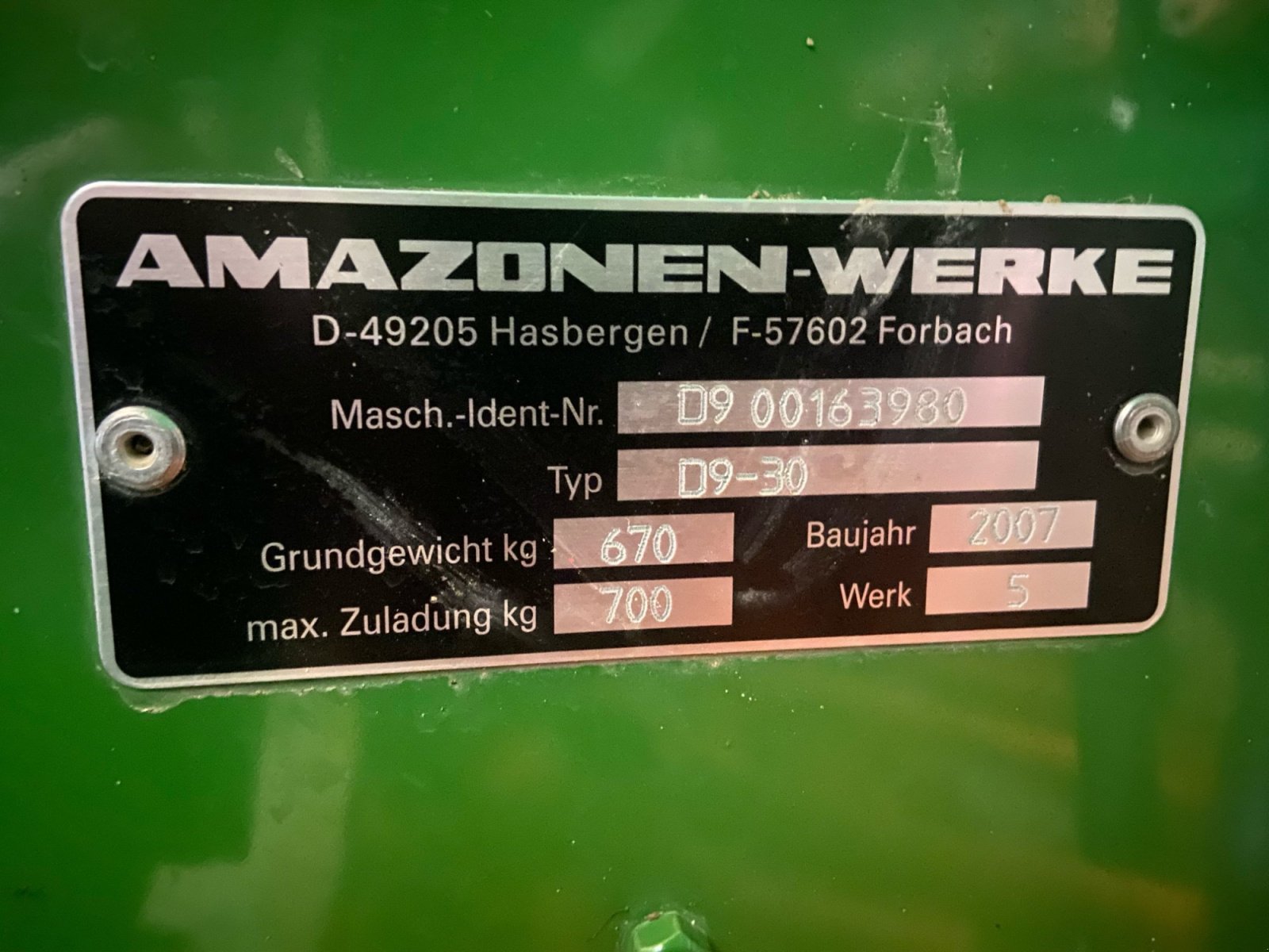 Drillmaschine typu Amazone D9 30 Super, Gebrauchtmaschine v H. (Obrázek 5)