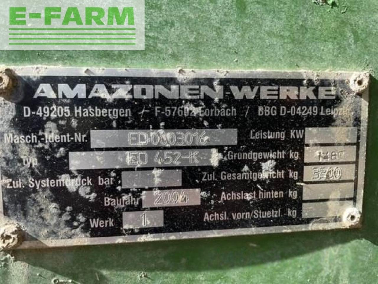 Drillmaschine typu Amazone ed 452-k, Gebrauchtmaschine w SPALDING (Zdjęcie 18)
