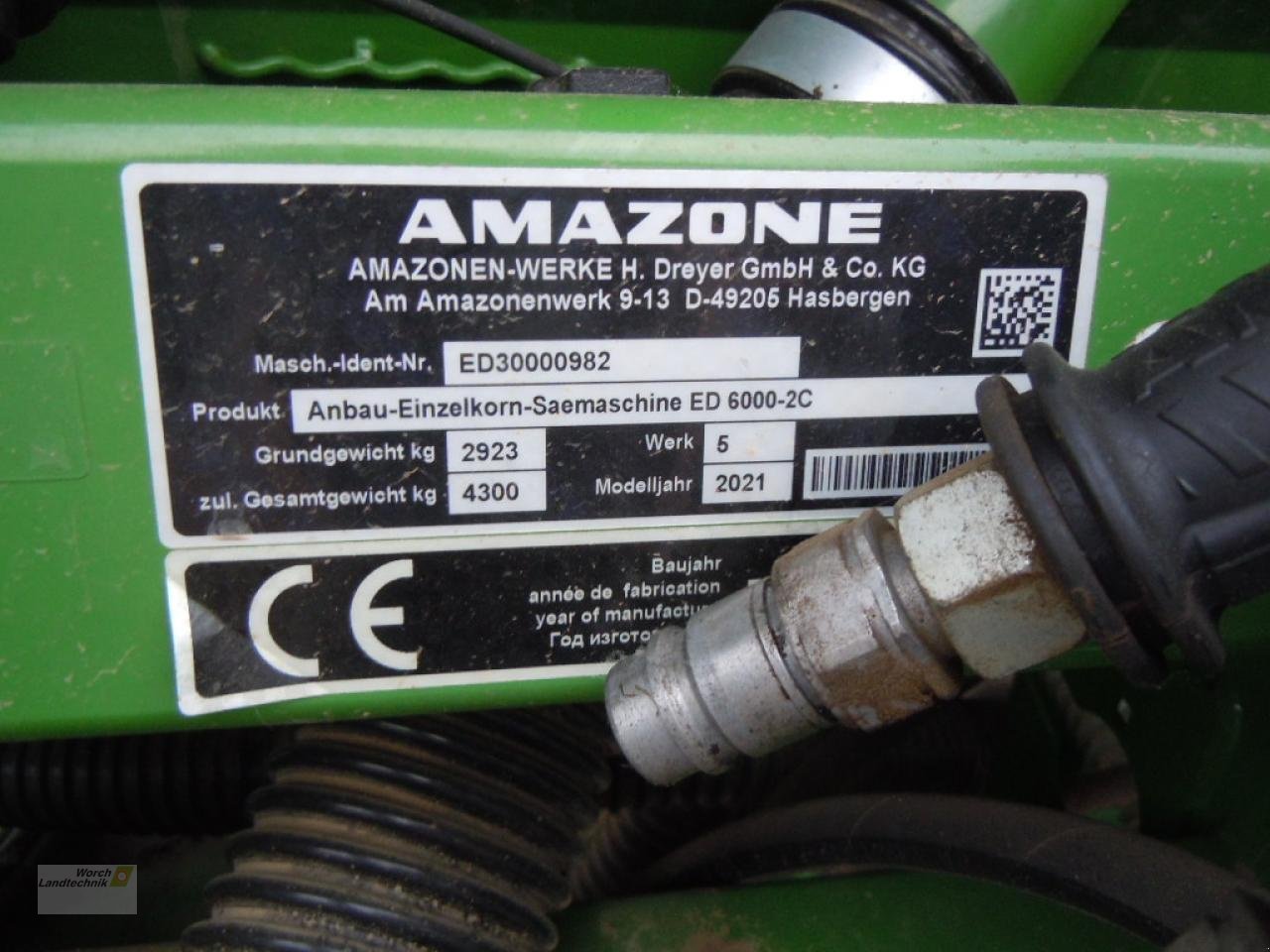 Drillmaschine typu Amazone ED 6000-2C, Gebrauchtmaschine w Schora (Zdjęcie 15)