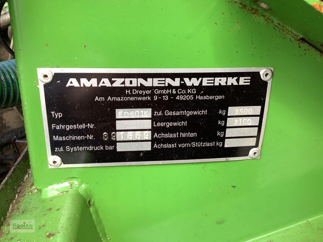 Drillmaschine типа Amazone ED601K, Gebrauchtmaschine в Bakum (Фотография 5)