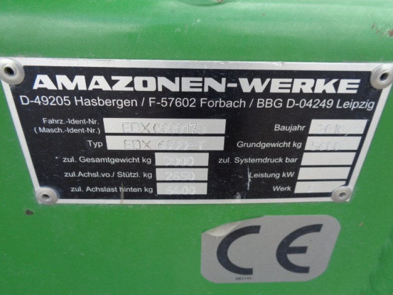 Drillmaschine du type Amazone EDX 6000 TC, Gebrauchtmaschine en Holle- Grasdorf (Photo 15)