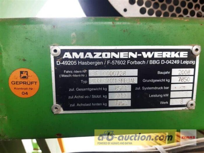 Drillmaschine tip Amazone GEBR. SÄMASCHINE CIRRUS 6001, Gebrauchtmaschine in Grimma (Poză 26)