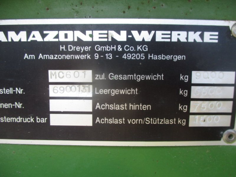 Drillmaschine des Typs Amazone MC 601, Gebrauchtmaschine in Holle- Grasdorf (Bild 5)