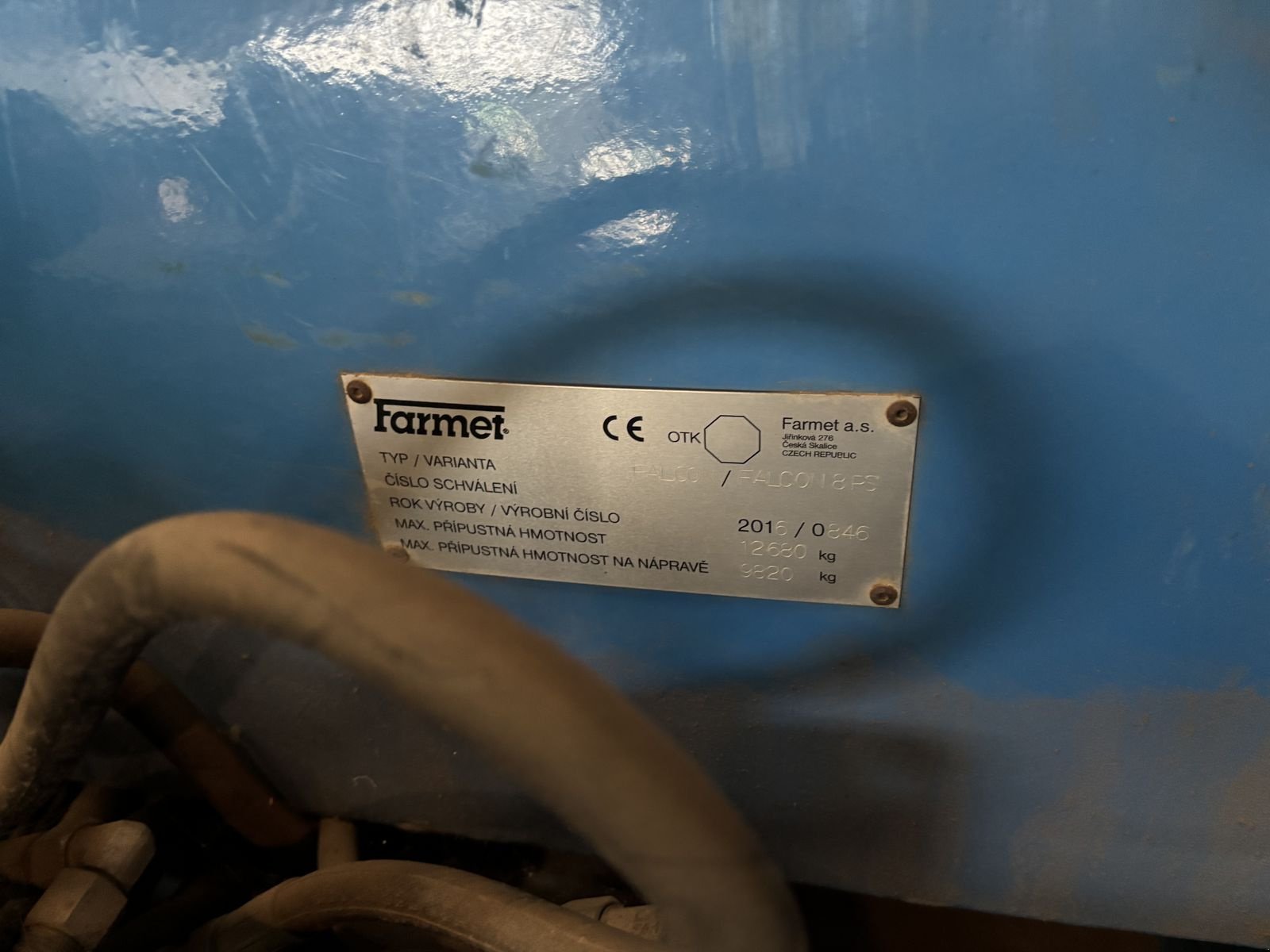 Drillmaschine Türe ait Farmet Falcon 8PS, Gebrauchtmaschine içinde Starrein (resim 16)