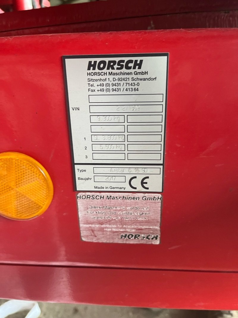 Drillmaschine типа Horsch Avatar 6.16 SD, Gebrauchtmaschine в Ebersbach (Фотография 10)