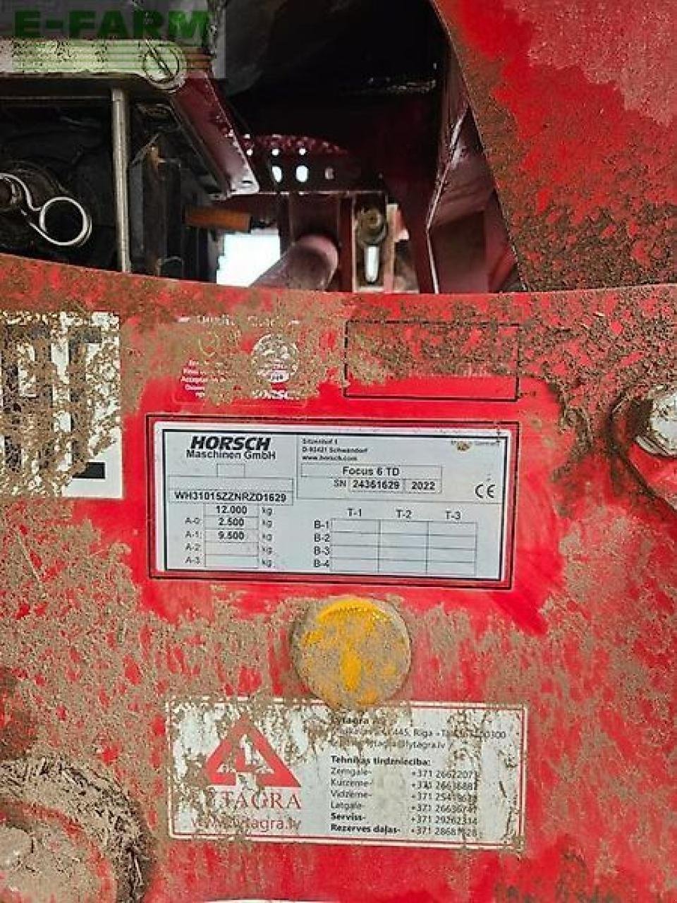 Drillmaschine des Typs Horsch focus 6 td, Gebrauchtmaschine in ELEJA (Bild 5)