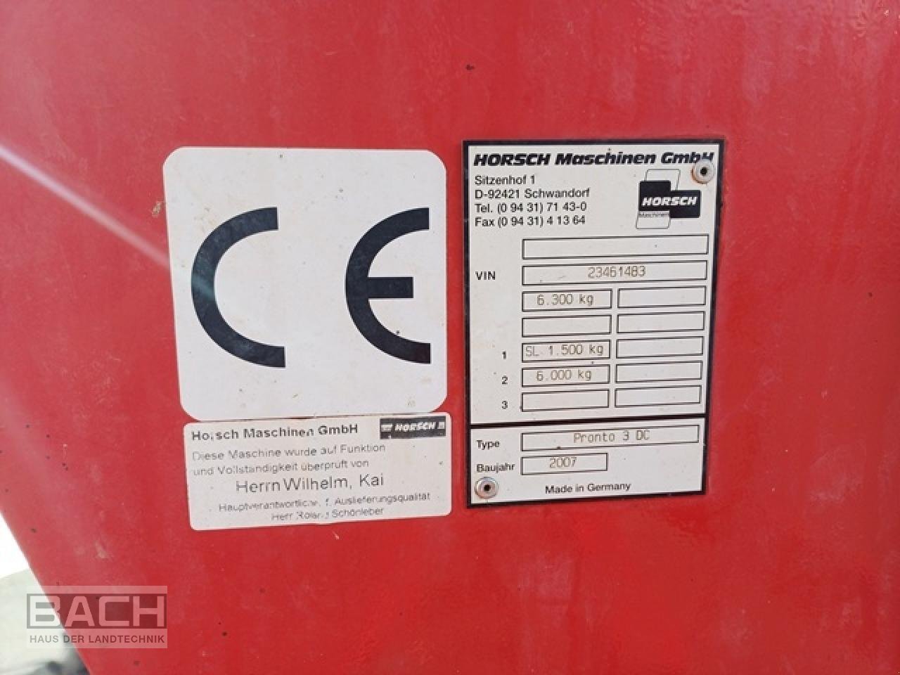 Drillmaschine typu Horsch PRONTO 3DC, Gebrauchtmaschine v Boxberg-Seehof (Obrázok 8)
