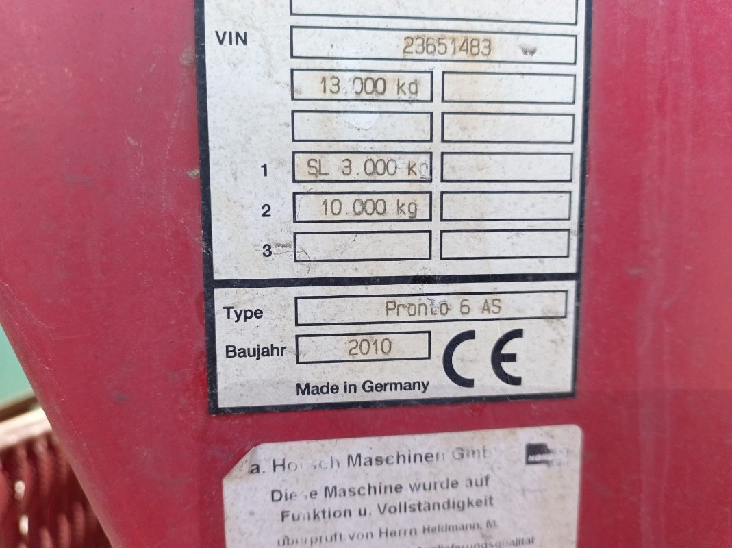 Drillmaschine typu Horsch Pronto 6 AS, Gebrauchtmaschine v Liebenwalde (Obrázek 2)