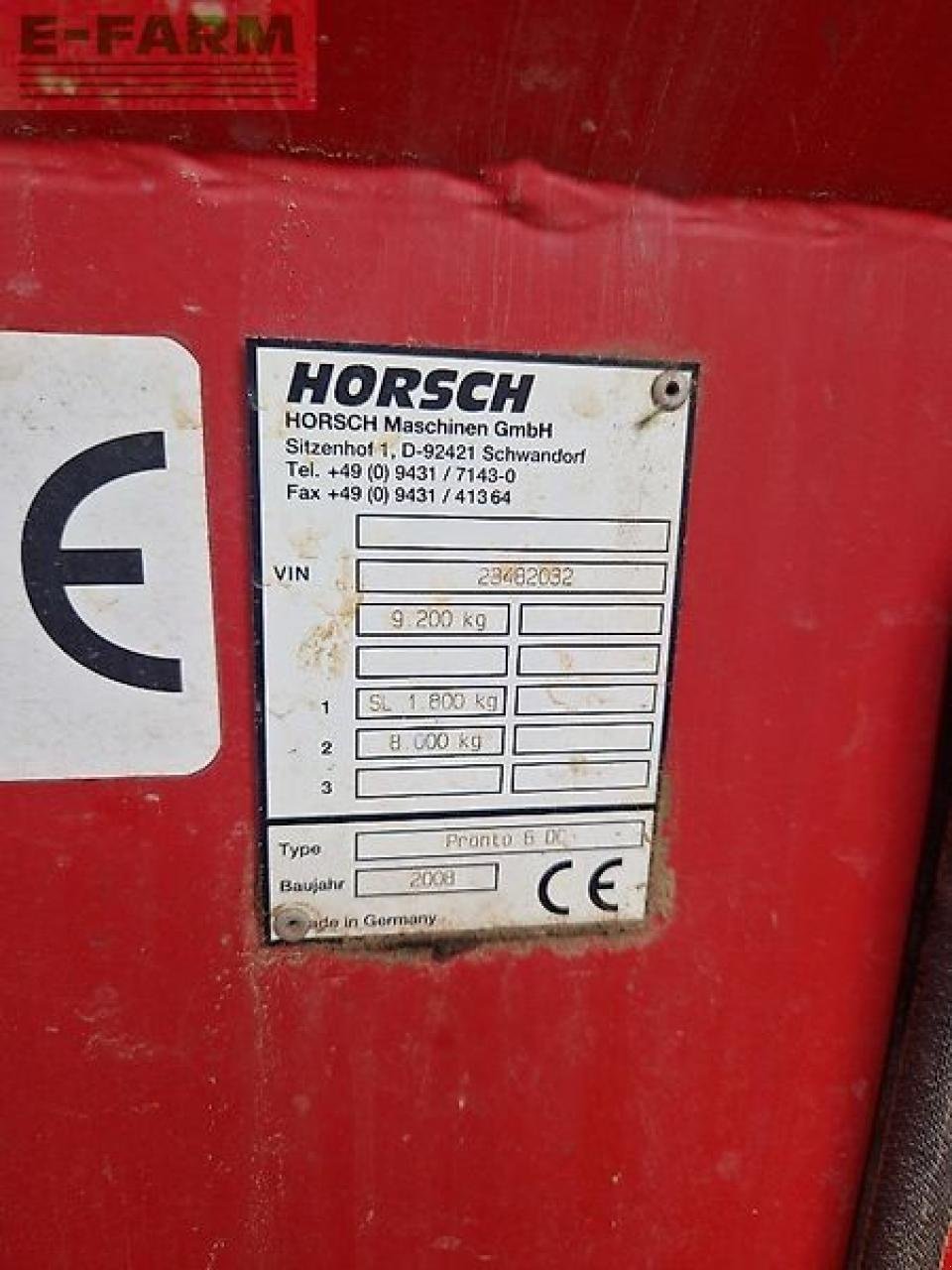 Drillmaschine za tip Horsch pronto 6 dc, Gebrauchtmaschine u NORDWESTUCKERMARK / OT FÜRSTENWERDER (Slika 15)
