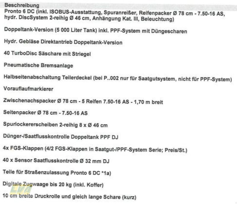 Drillmaschine tipa Horsch Pronto 6DC PPF, Gebrauchtmaschine u Schenkenberg (Slika 2)