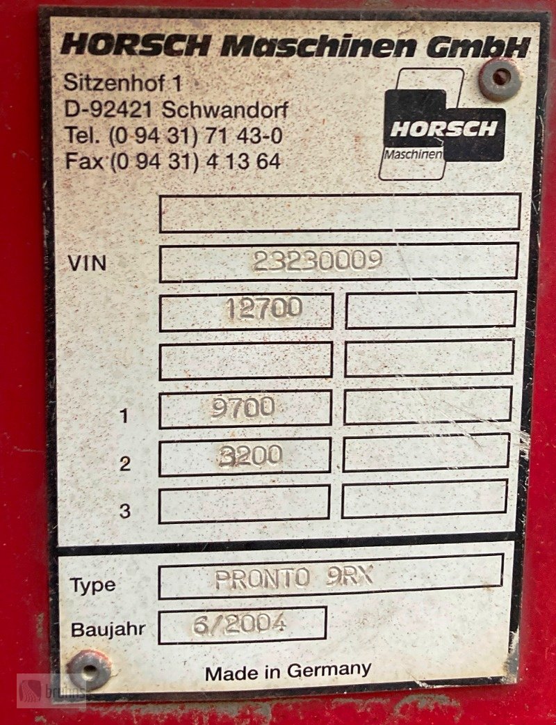 Drillmaschine tipa Horsch Pronto 9 RX, Gebrauchtmaschine u Karstädt (Slika 15)