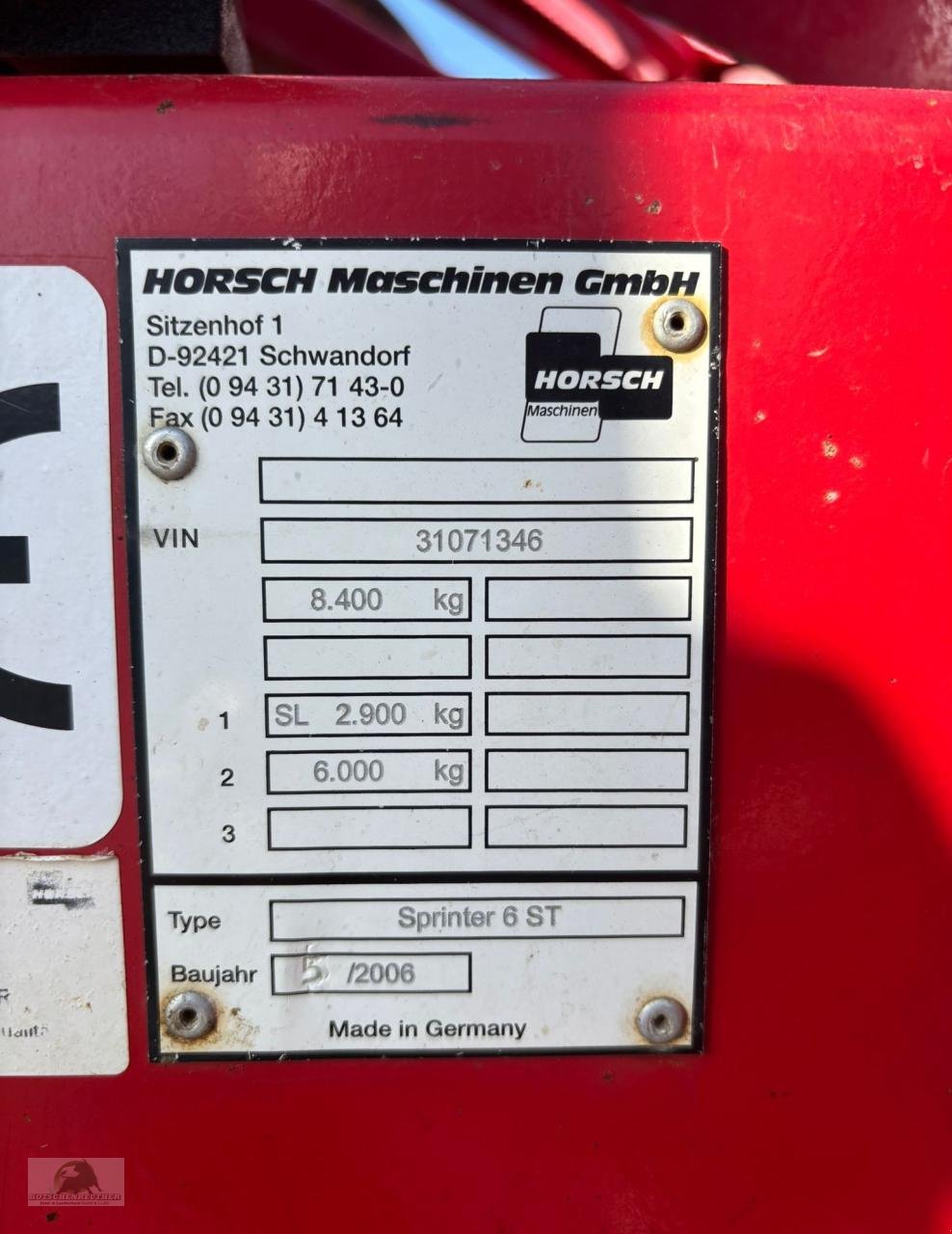 Drillmaschine от тип Horsch Sprinter 6 ST, Gebrauchtmaschine в Triebes (Снимка 14)