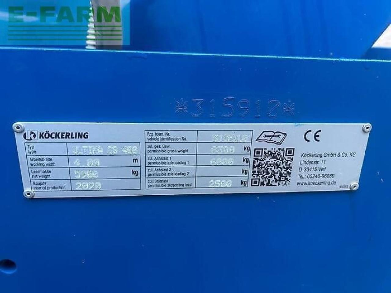 Drillmaschine типа Köckerling ultima cs 400, Gebrauchtmaschine в ELEJA (Фотография 5)