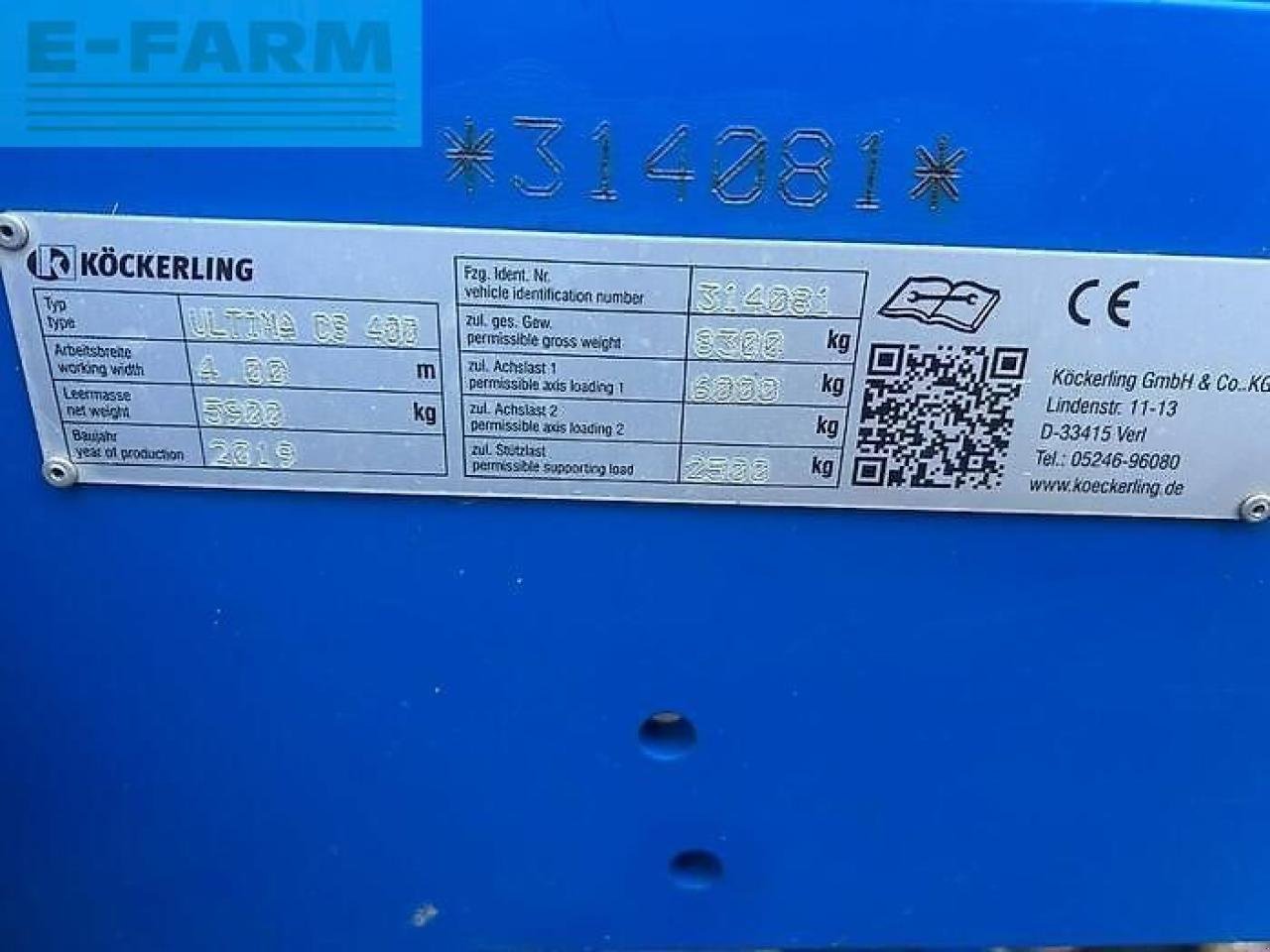 Drillmaschine del tipo Köckerling ultima cs 400, Gebrauchtmaschine In ELEJA (Immagine 5)