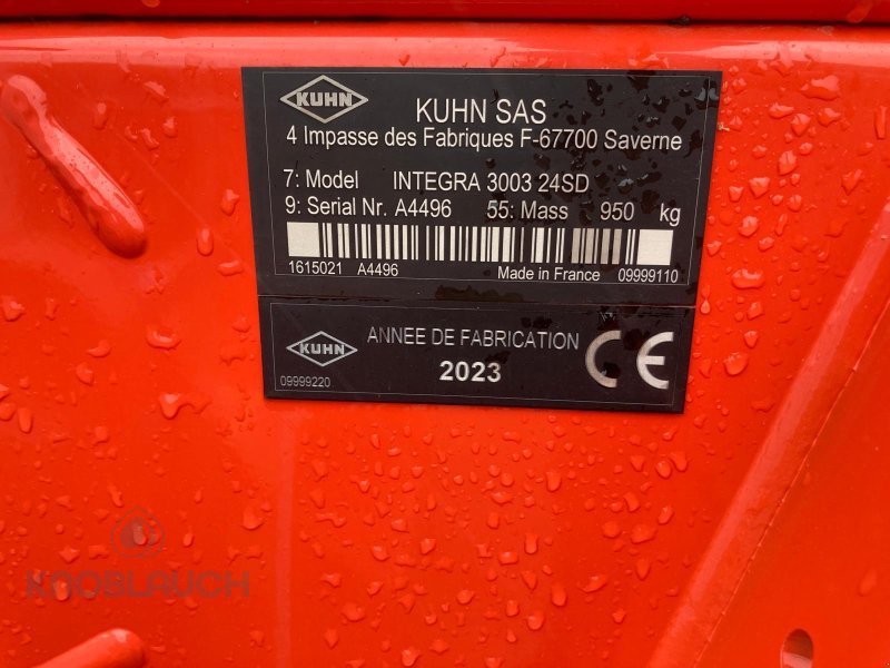 Drillmaschine του τύπου Kuhn Integra 3003, Neumaschine σε Kandern-Tannenkirch (Φωτογραφία 4)