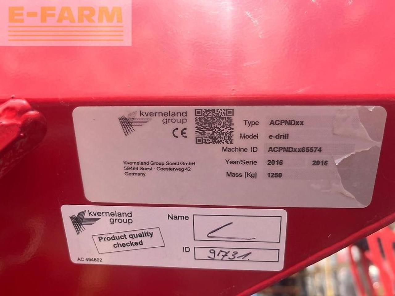 Drillmaschine tip Kverneland e-drill maxi, Gebrauchtmaschine in HEMMINGEN (Poză 7)