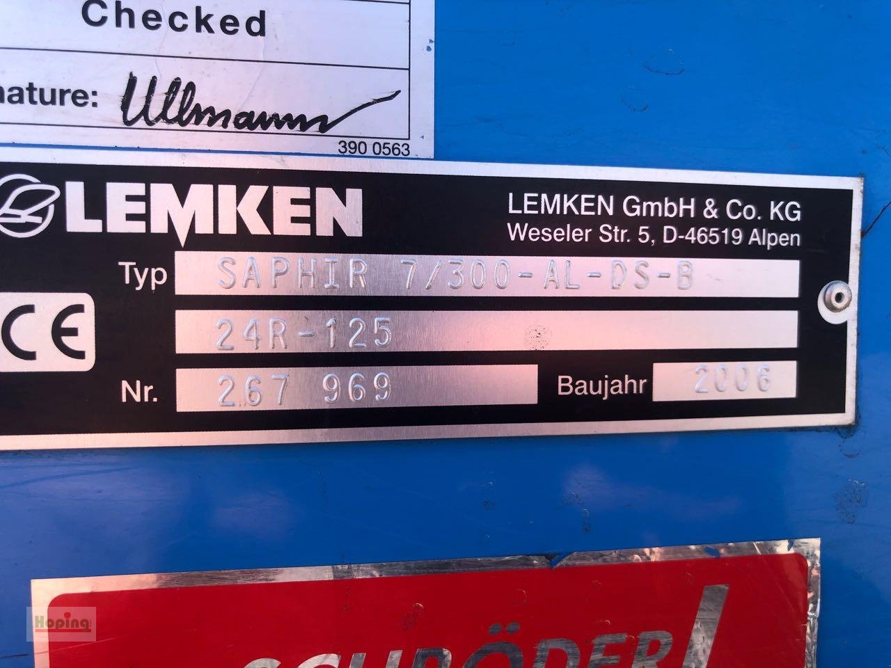 Drillmaschine tip Lemken Saphir 7/300 AL-DS-B, Gebrauchtmaschine in Bakum (Poză 15)