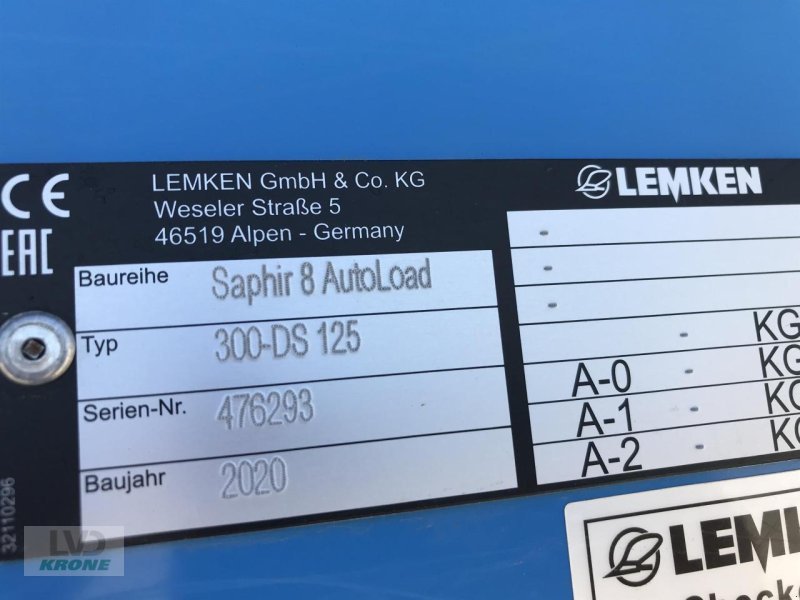 Drillmaschine of the type Lemken Saphir 8 Autoload, Gebrauchtmaschine in Spelle (Picture 13)