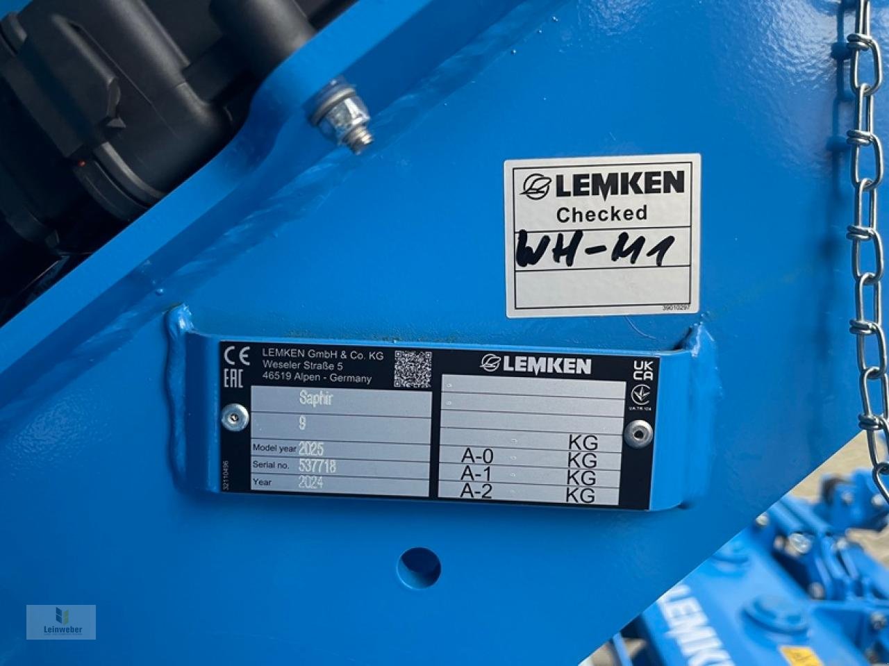 Drillmaschine del tipo Lemken Saphir 9/300, Gebrauchtmaschine In Neuhof - Dorfborn (Immagine 7)