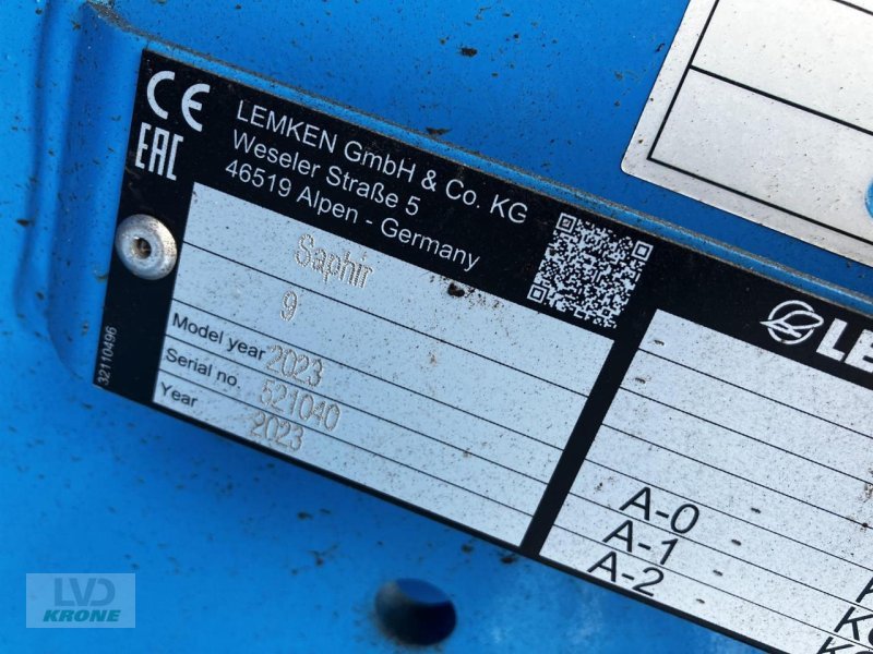 Drillmaschine typu Lemken Saphir 9/300, Gebrauchtmaschine v Spelle (Obrázek 13)