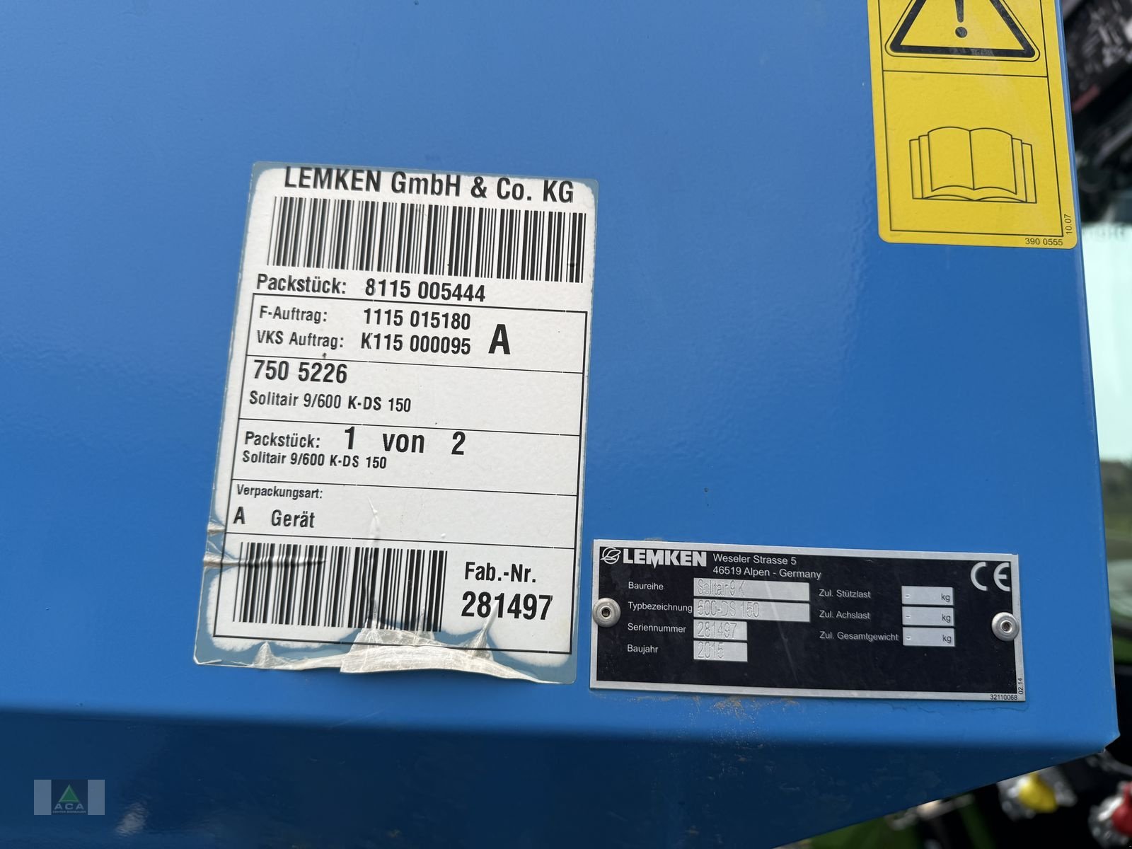 Drillmaschine tipa Lemken Solitär 9/600 KA-DS, Gebrauchtmaschine u Markt Hartmannsdorf (Slika 19)