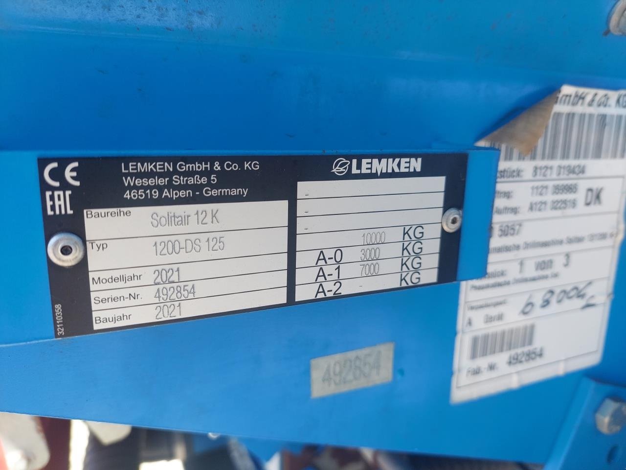 Drillmaschine des Typs Lemken Solitair 12 K 1200-DS 125, Gebrauchtmaschine in Hammel (Bild 16)