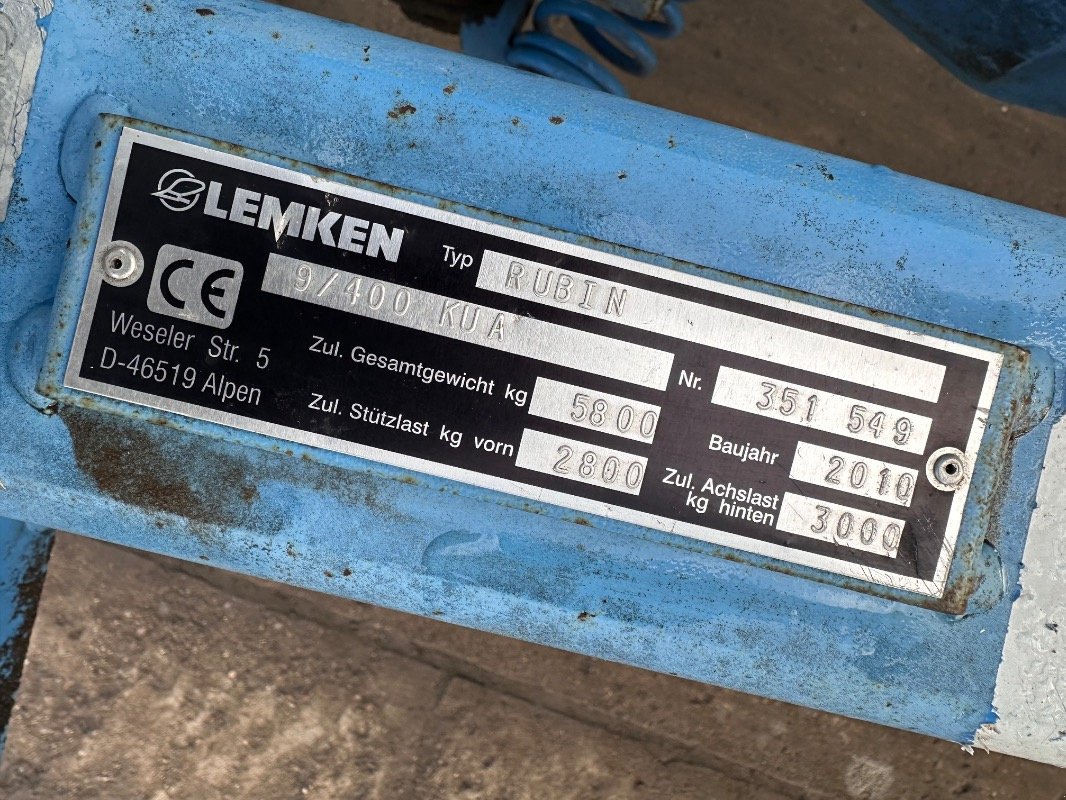 Drillmaschine typu Lemken Solitair 9/400 KA + Rubin 9/400, Gebrauchtmaschine v Liebenwalde (Obrázek 16)
