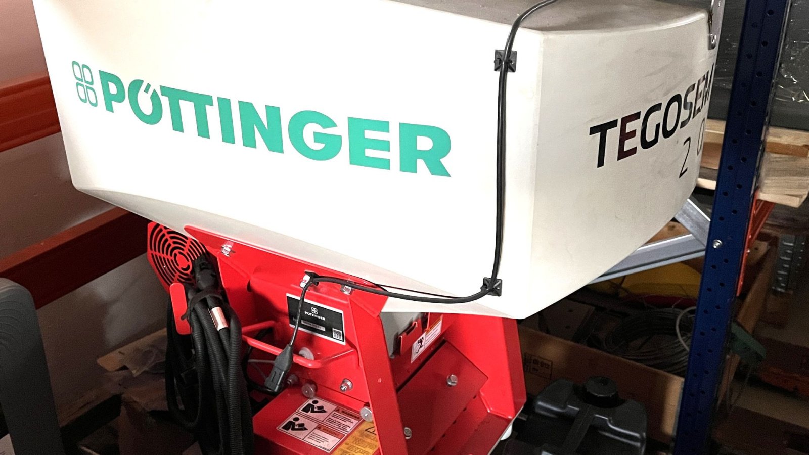 Drillmaschine typu Pöttinger Tegosem  8 udløb + bom + stige, Gebrauchtmaschine w Borre (Zdjęcie 1)