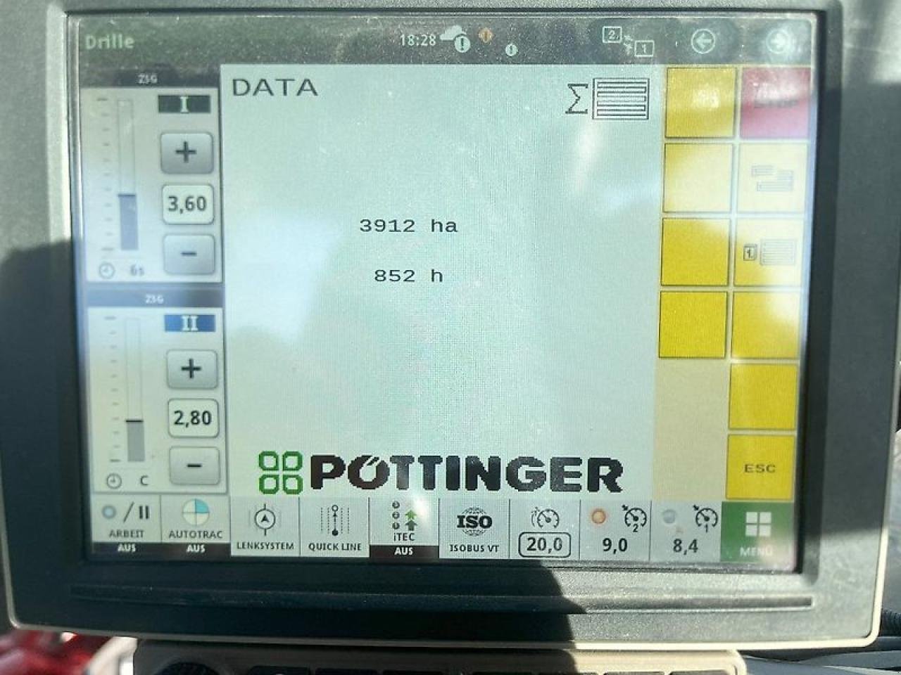 Drillmaschine typu Pöttinger Terrasem C 6 Artis-Plus nur 3900ha, Gebrauchtmaschine v Könnern (Obrázek 14)