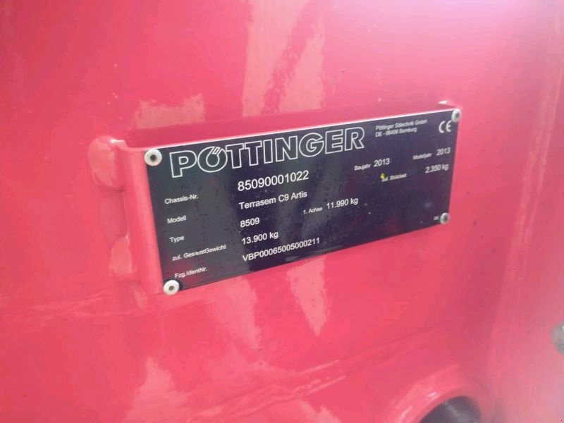 Drillmaschine a típus Pöttinger Terrasem C 9, Gebrauchtmaschine ekkor: Liebenwalde (Kép 17)