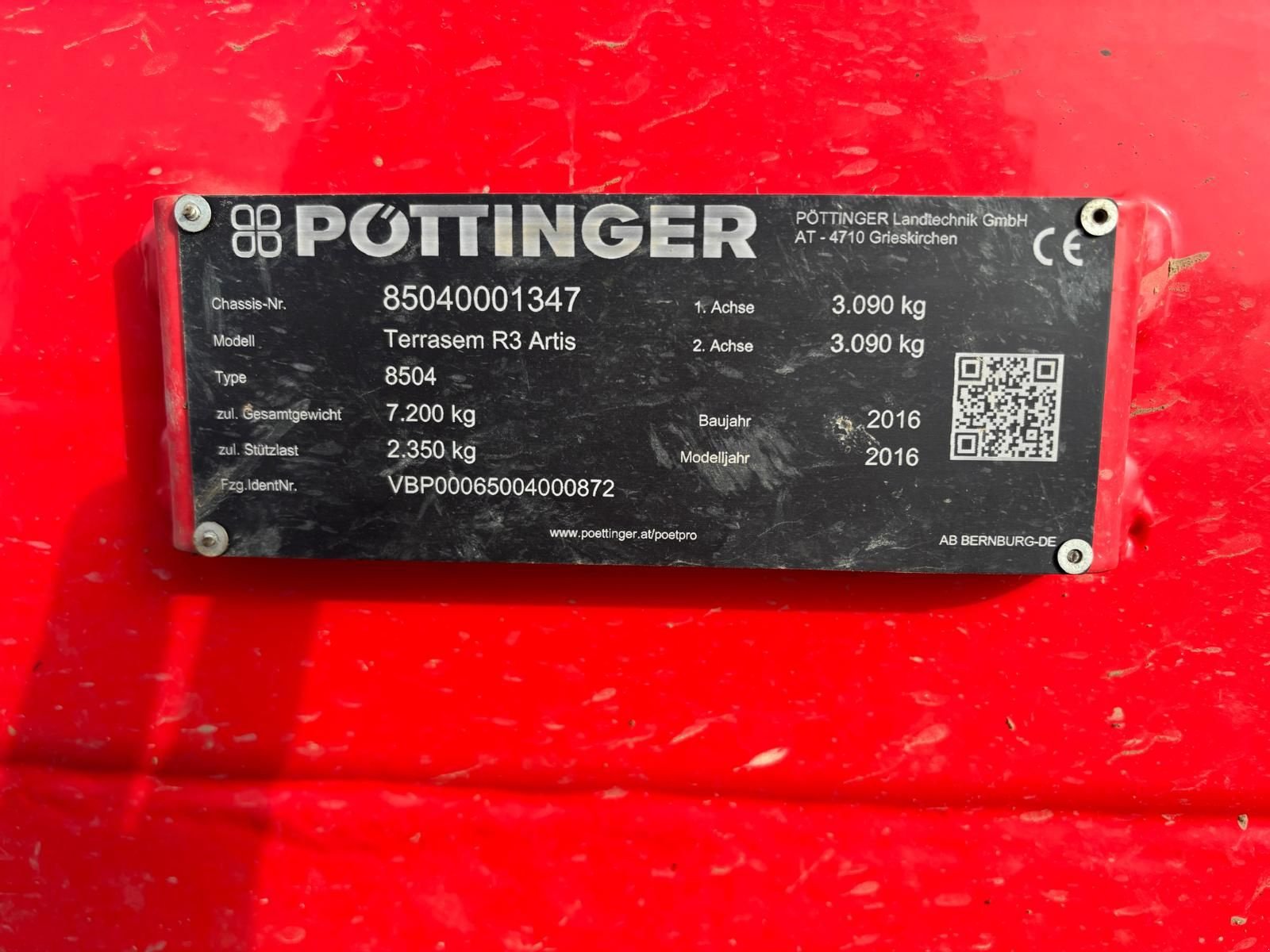 Drillmaschine del tipo Pöttinger Terrasem R 3 Artis, Gebrauchtmaschine In Mistelbach (Immagine 5)